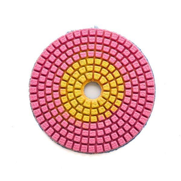 Tampons de polissage diamantés pour pierre humide, deux couleurs, 4 pouces/5 pouces/8 pouces, pour granit/marbre HC-SPP-0002 – Image 7