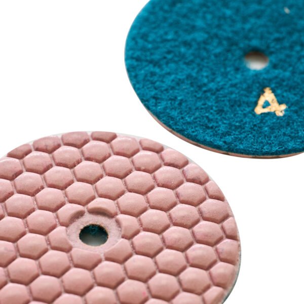 Tampons de polissage diamantés Pink Dry Stone Granite HC-SPP-0016 – Image 4