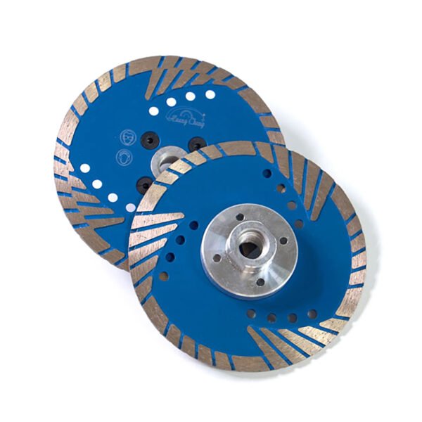 Turbo Diamond Small Saw Blade Cutting Disc for Granite with Removable Long Flange (disque à découper pour le granit avec une longue bride amovible) – Image 3