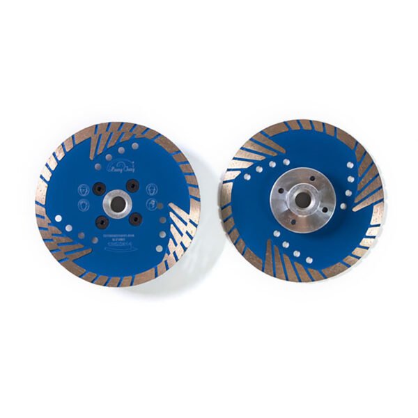 Turbo Diamond Small Saw Blade Cutting Disc for Granite with Removable Long Flange (disque à découper pour le granit avec une longue bride amovible) – Image 6