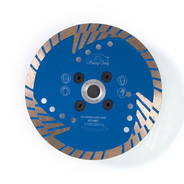 Turbo Diamond Small Saw Blade Cutting Disc for Granite with Removable Long Flange (disque à découper pour le granit avec une longue bride amovible) – Image 8