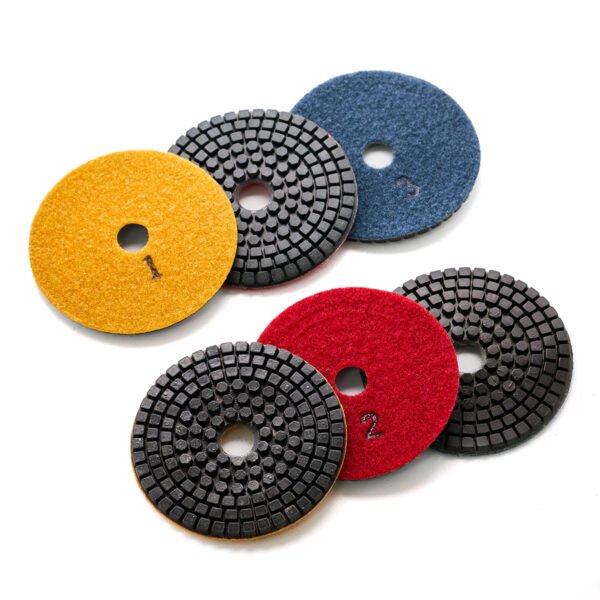 Tampons de polissage diamantés pour pierre humide 4 pouces/5 pouces/8 pouces pour granit/marbre HC-SPP-0001 – Image 2