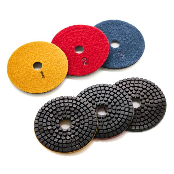 Tampons de polissage diamantés pour pierre humide 4 pouces/5 pouces/8 pouces pour granit/marbre HC-SPP-0001 – Image 6