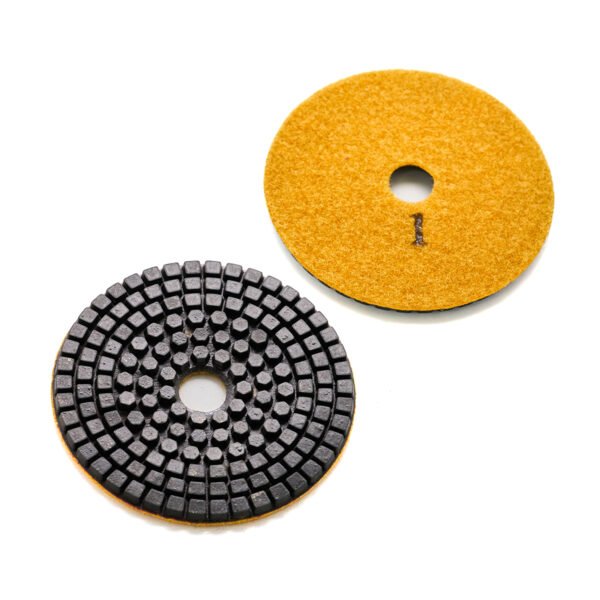 Tampons de polissage diamantés pour pierre humide 4 pouces/5 pouces/8 pouces pour granit/marbre HC-SPP-0001