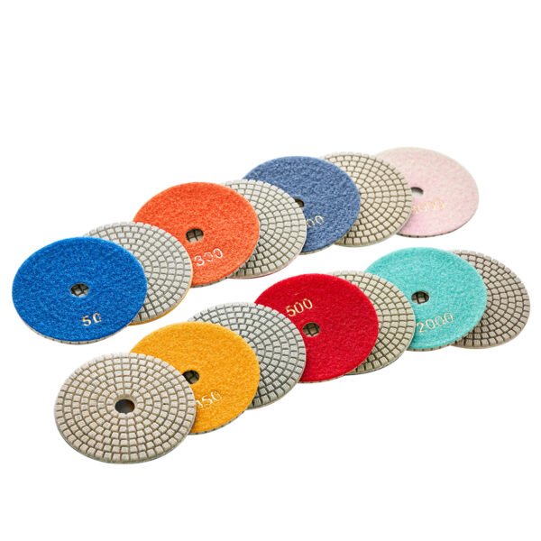 Tampons de polissage diamantés blancs pour granit HC-SPP-0008 – Image 2