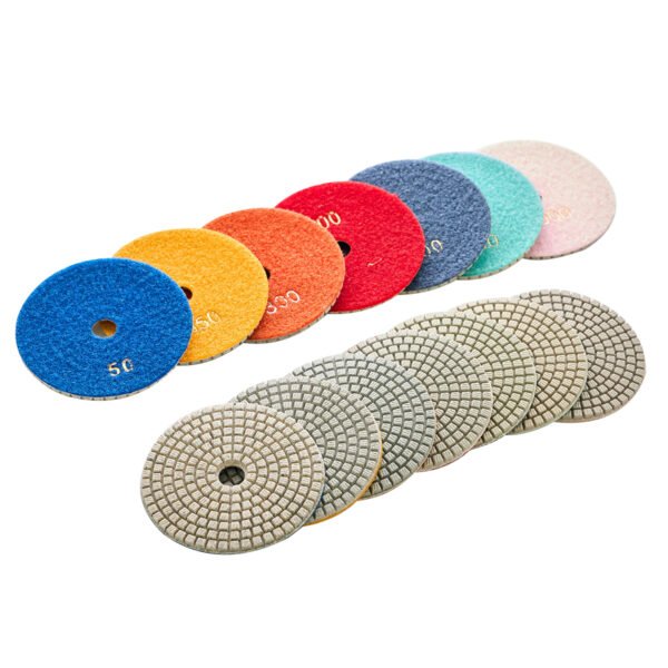 Tampons de polissage diamantés blancs pour granit HC-SPP-0008 – Image 6