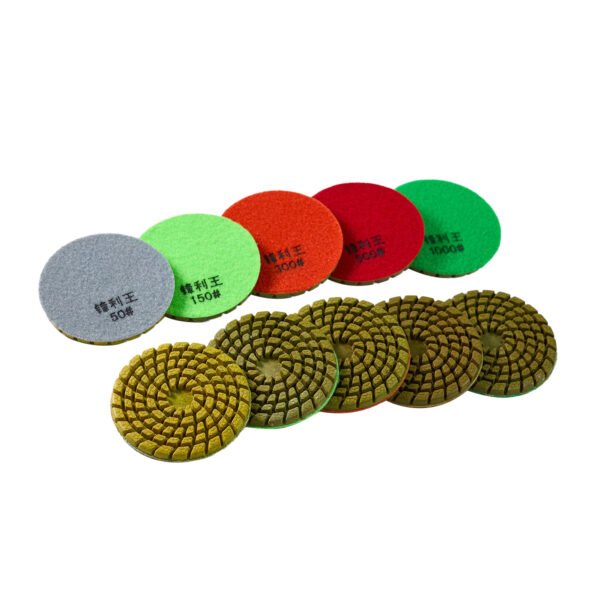 Tampons de polissage diamantés pour sol jaune HC-CPP-0036 – Image 2