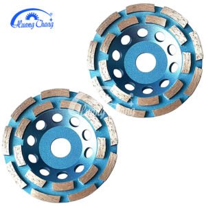 Roue à double rangée de diamants segmentés