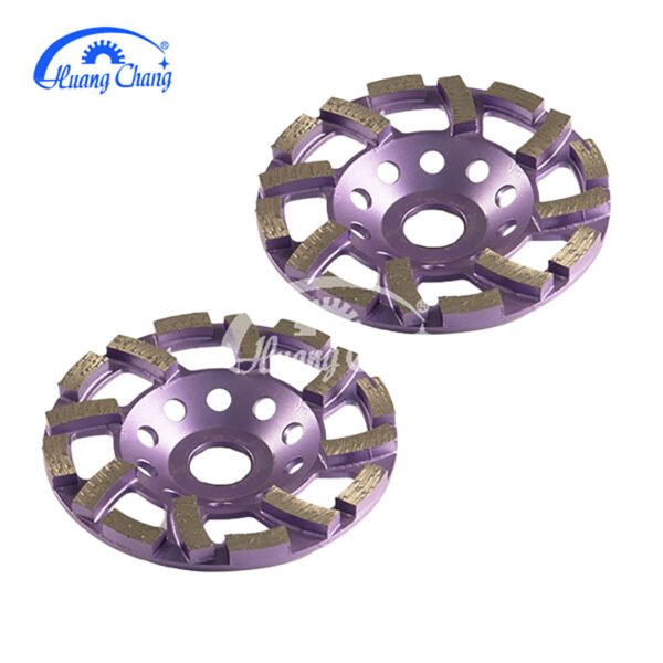 meules abrasives turbo diamantées violettes