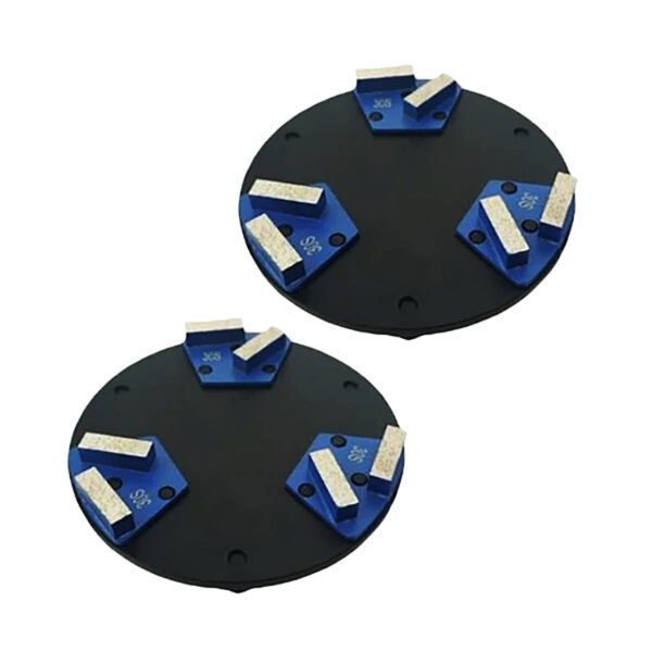 1 pack Blue 2 Segments Concrete Floor Diamond Grinding Disc without base Holder (disque de ponçage diamanté pour sol en béton sans support)