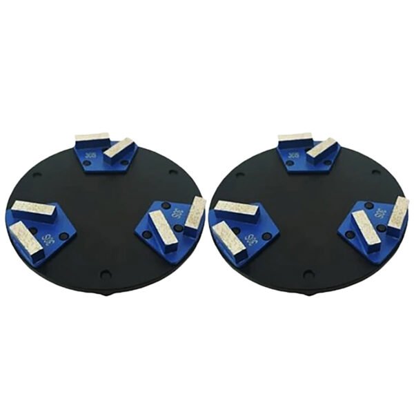 1 pack Blue 2 Segments Concrete Floor Diamond Grinding Disc without base Holder (disque de ponçage diamanté pour sol en béton sans support) – Image 4