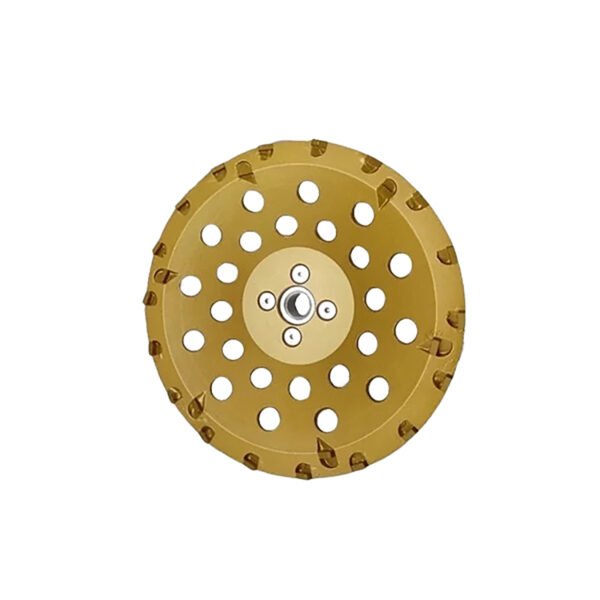 Disque diamant Blastrac PCD de 10 pouces en or pour l'élimination de l'époxy – Image 2