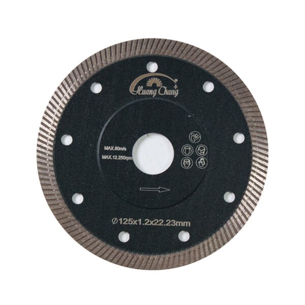 22.23mm Turbo Diamond Silencer Saw Blade for Tile Marble Granite – Image 7