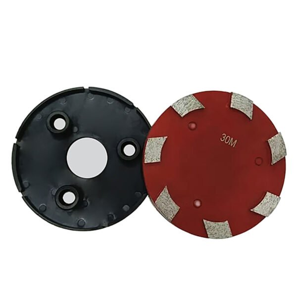 Disques de ponçage à liant métallique de 100 mm pour ponceuses de sols en béton – Image 2