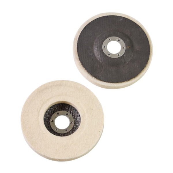 5Pcs Wool Felt Disc Wheel Wheel Pad Bore Dia for Metal Marble Wood,100 Angle Grinder