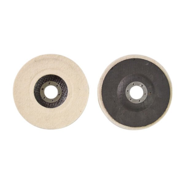 5Pcs Wool Felt Disc Wheel Wheel Pad Bore Dia for Metal Marble Wood,100 Angle Grinder – Image 6