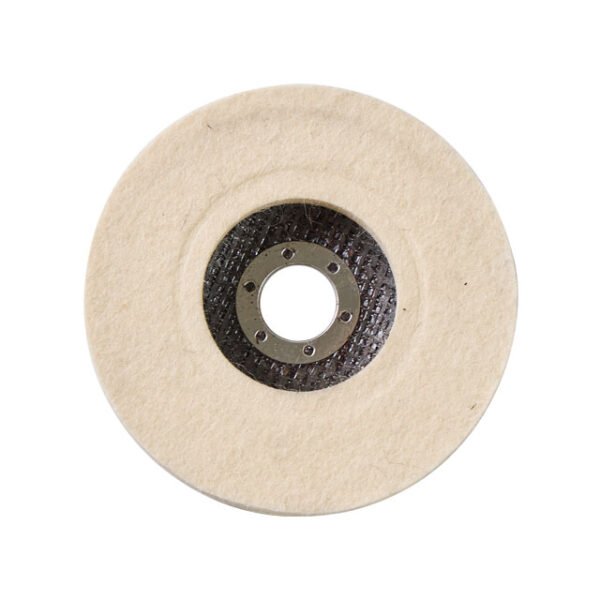 5Pcs Wool Felt Disc Wheel Wheel Pad Bore Dia for Metal Marble Wood,100 Angle Grinder – Image 7