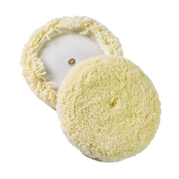 Tampon à polir en laine de 6" avec crochets et boucles pour la coupe et le polissage des composés – Image 3