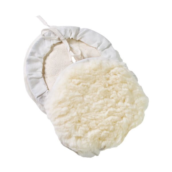 7 Inch Wool Buffing Pads Drawstring Design Lambs Wool Padding Bonnet Buffing Polishing Pads Kit – Image 2