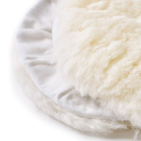 7 Inch Wool Buffing Pads Drawstring Design Lambs Wool Padding Bonnet Buffing Polishing Pads Kit – Image 3