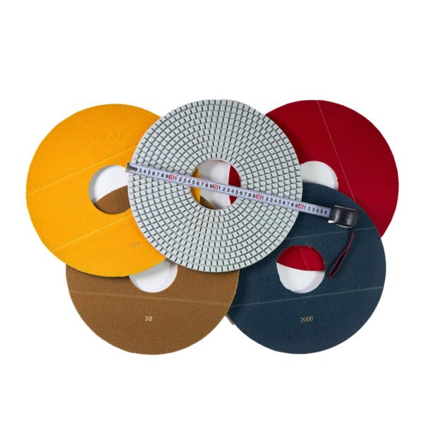 16" 400mm Best Diamond Tools 5 Step Polishing Pads for Marble Granite Stone – Image 8