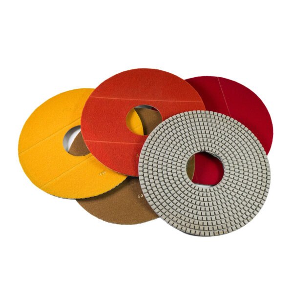 16" 400mm Best Diamond Tools 5 Step Polishing Pads for Marble Granite Stone – Image 2