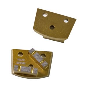 Disques de ponçage en or pour ponceuses de sols en béton