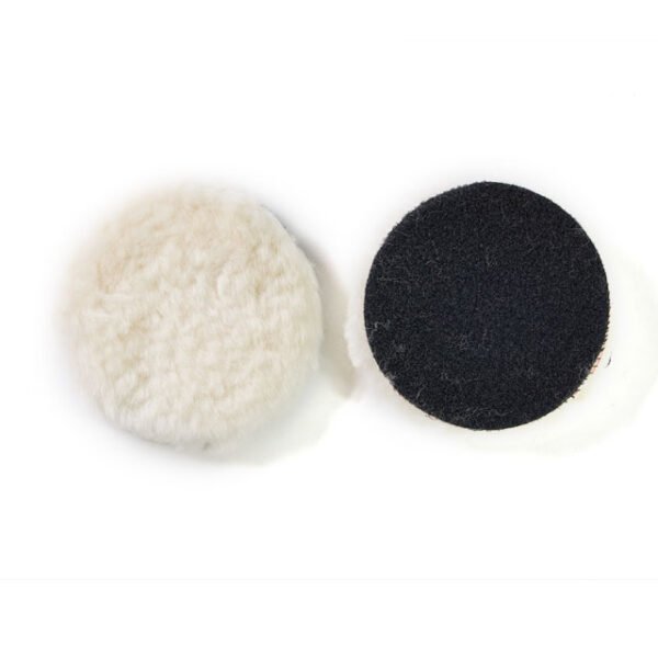 Lambswool Polishing Pads 4 inch Soft Sheepskin Buffing Pads with Hook and Loop Back Design Cutting Pad for Car, Furniture, Glass – Image 6