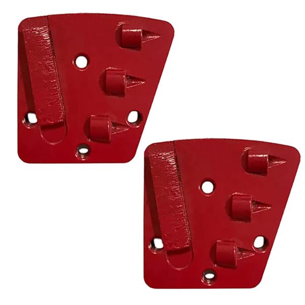 Red Frankfurt PCD Grinding Metal Bond Diamond for Concrete Epoxy Removal (diamant rouge de Francfort pour l'élimination de l'époxy dans le béton)