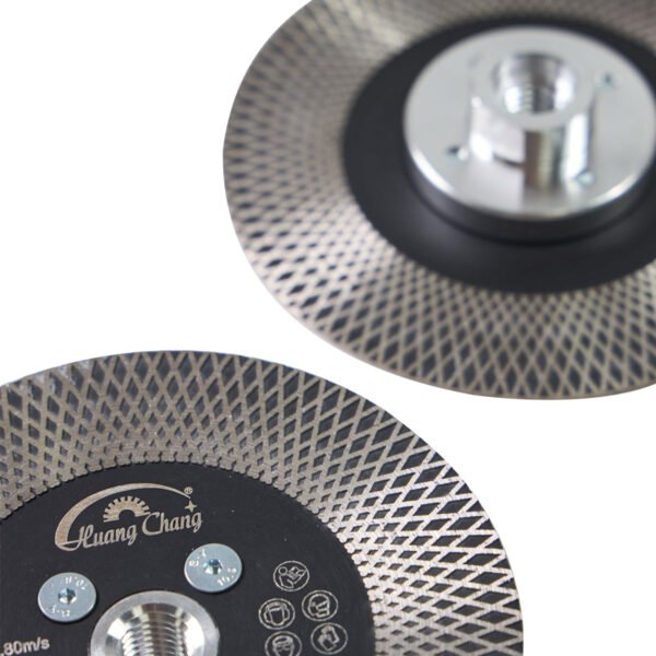 Lame de scie X Mesh Double Sided Marble Stone Cutting Grinding Disc with Flange (disque de meulage à double face pour le marbre et la pierre) – Image 5