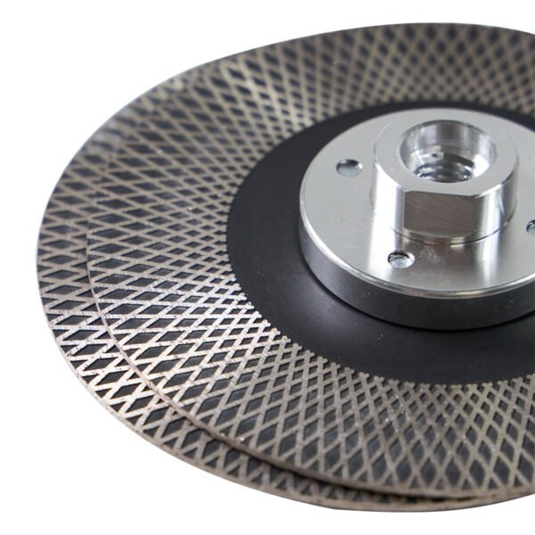 Lame de scie X Mesh Double Sided Marble Stone Cutting Grinding Disc with Flange (disque de meulage à double face pour le marbre et la pierre) – Image 6