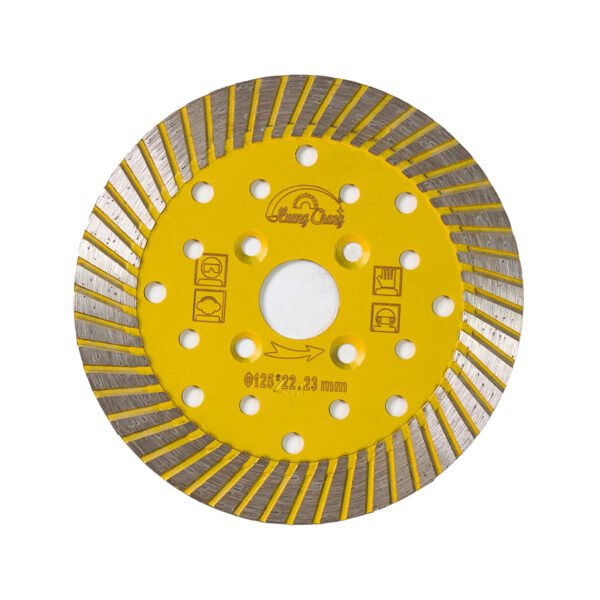Disque de coupe à lame de scie diamantée jaune pour la pierre – Image 2