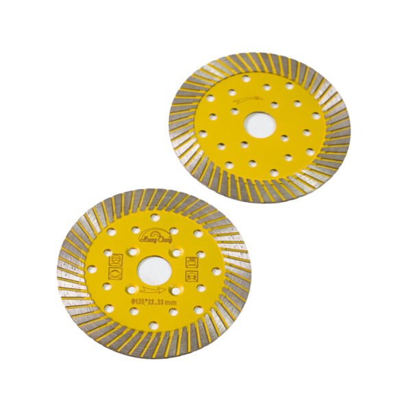 Disque de coupe à lame de scie diamantée jaune pour la pierre