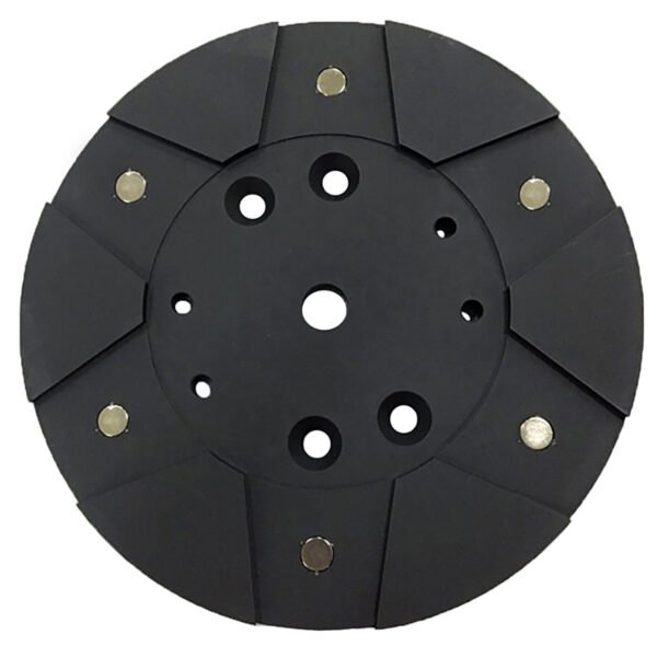 plaque d'adaptation magnétique avec 6 places de disque Lavina pour Edco MK Blastrac Husqvarna Floor Grinder – Image 2