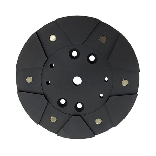 plaque d'adaptation magnétique avec 6 places de disque Lavina pour Edco MK Blastrac Husqvarna Floor Grinder – Image 3