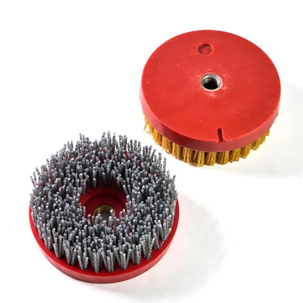 100mm 4" Brosses abrasives économiques Brosse Dupont diamantée ronde