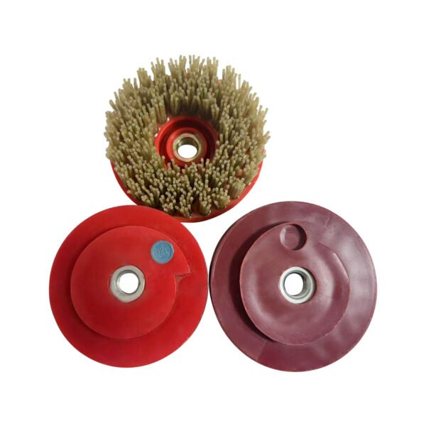 4"/5"/6" Brosse ronde diamantée Snail Lock Dupont M14 – Image 2